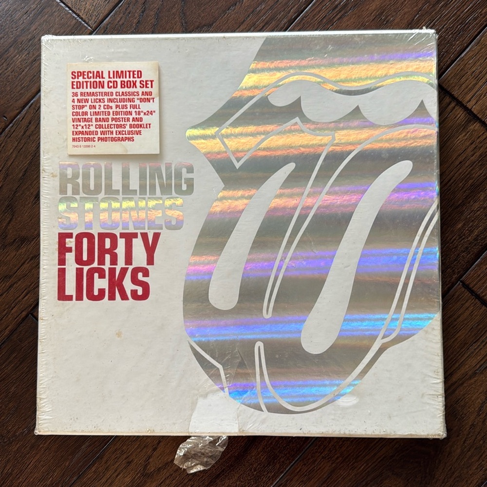 NIB Sealed Rolling Stones Forty Licks Special Limited Edition CD Box Set